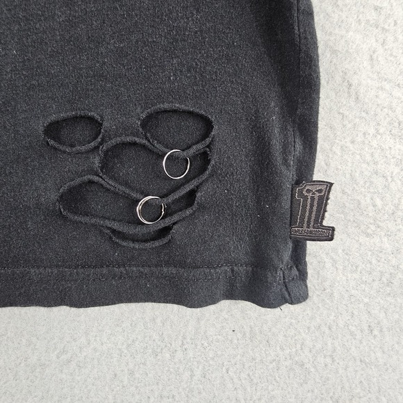 Harley Davidson Shirt Women Extra Large XL Black Motorcycle 1 Skull - Picture 4 of 9